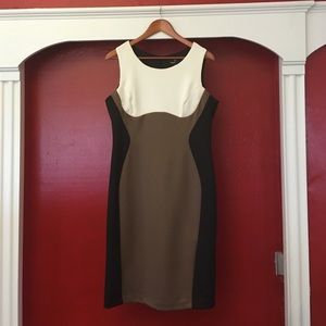 Color block bodycon dress
