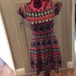 Forever 21 Printed Skater Dress