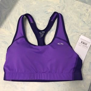 NWT Champion Purple Duo Dry Sports Bra