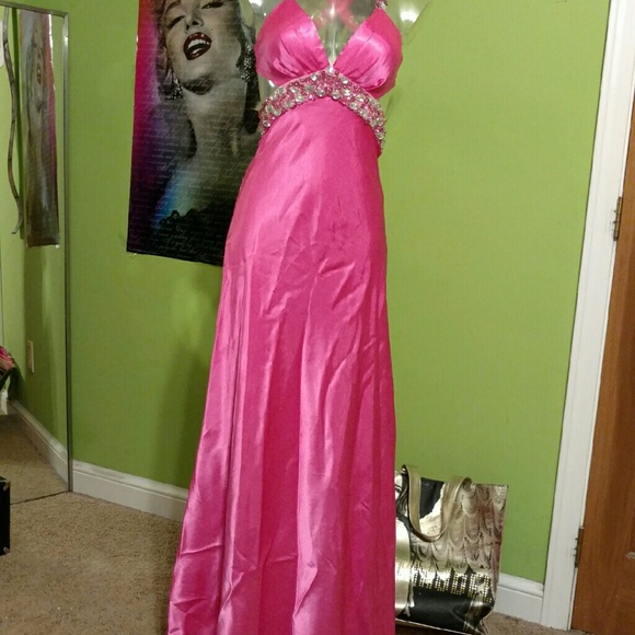 Pink prom dress