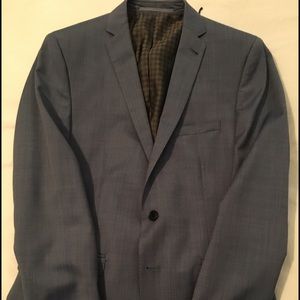 Men's Ben Sherman Blue suit Size 40L. 34 x 32 pant