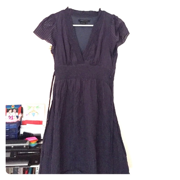 Bcbgmaxazria blue stripped dress