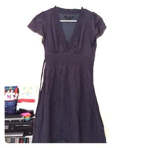 Bcbgmaxazria blue stripped dress