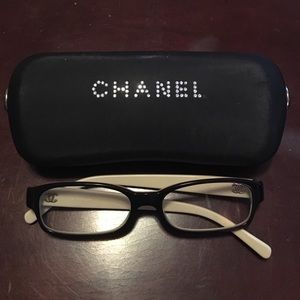 Two toned Chanel glasses
