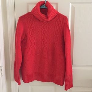 Gap Orange turtleneck sweater