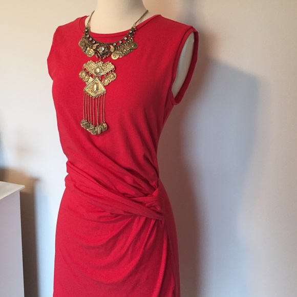 ❌SOLD in bundle❌RACHEL Rachel Roy fitted red dress - Picture 2 of 3