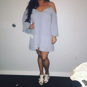 Light Blue Flowy Summer Dress