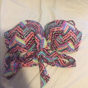 Victorias Secret PINK push-up body wrap bikini top