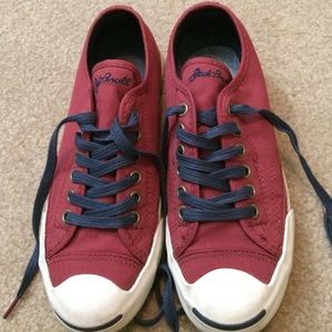 Red Converse Jack Percell