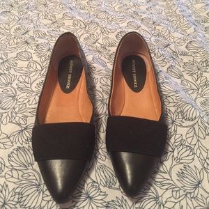Audrey Brooke black pointy flats size 9.5