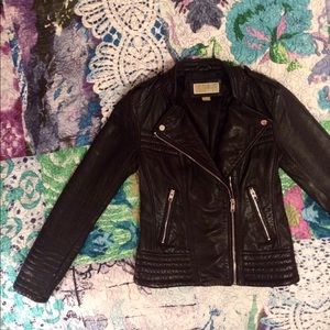 Michael Kors vintage genuine leather jacket!