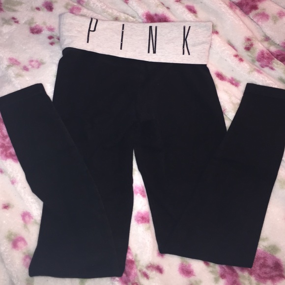 Victoria's Secret pink yoga leggings
