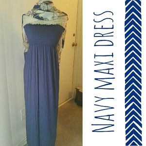 BOGO Style USA Dresses - Light Navy Blue Maxi Dress BOGO Style USA Dresses - Light Navy Blue Maxi Dress