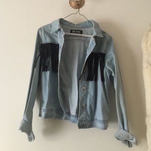 Jean Jacket with Fringe