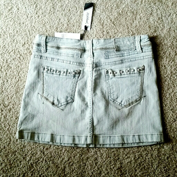 Stylebook USA Skirts - |SALE|Light Denim Bling Skirt Stylebook USA Skirts - |SALE|Light Denim Bling Skirt