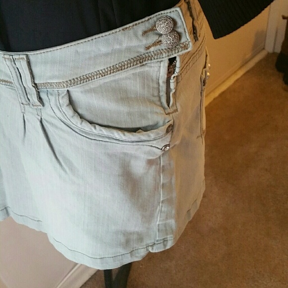Stylebook USA Skirts - |SALE|Light Denim Bling Skirt Stylebook USA Skirts - |SALE|Light Denim Bling Skirt