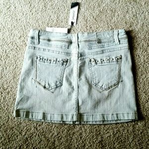 Stylebook USA Skirts - |SALE|Light Denim Bling Skirt Stylebook USA Skirts - |SALE|Light Denim Bling Skirt