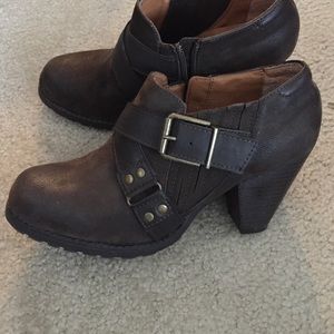 Brown booties