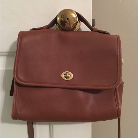Coach leather bag