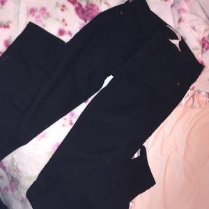 Abercrombie black super skinny jeans