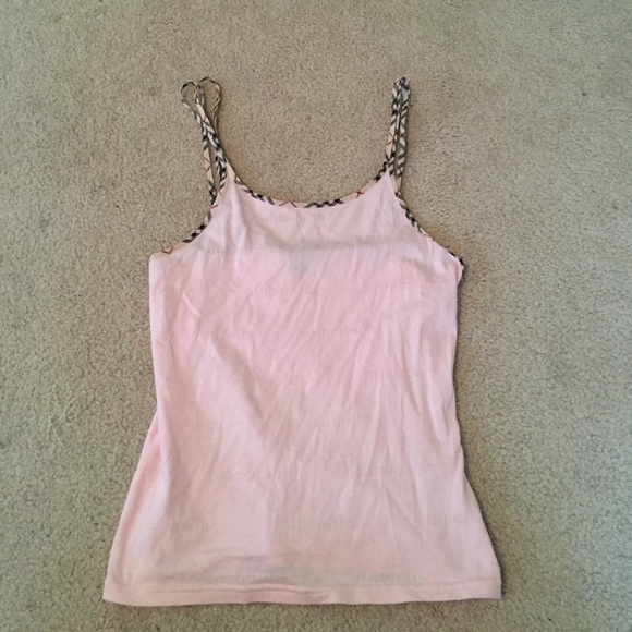 Burberry pink tank top