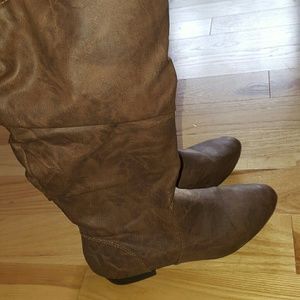 Wet Seal Faux Leather Boots
