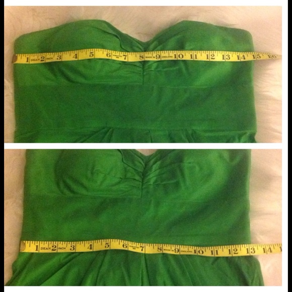 🎉HP 4/23🎉 Gorgeous 💚Strapless💚 Dress - Picture 4 of 4