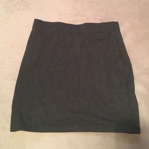 Charcoal Gray BodyCon Skirt