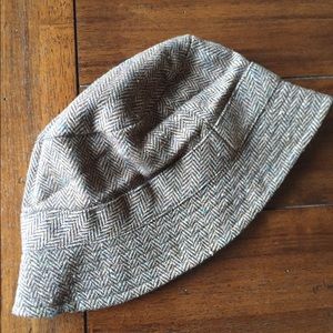 J. Crew Herringbone Fedora Bucket Hat