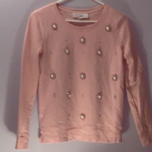 LOFT. Light pink. Embellished. Size SP (Petites)