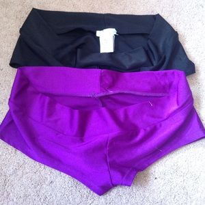 Rave Lycra dance shorts sz M\L