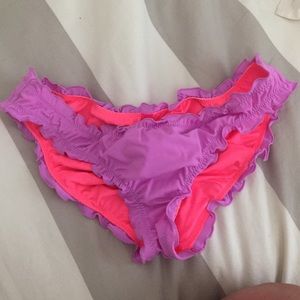 ruffle Victoria secret bottoms BRAND NEW👙💜