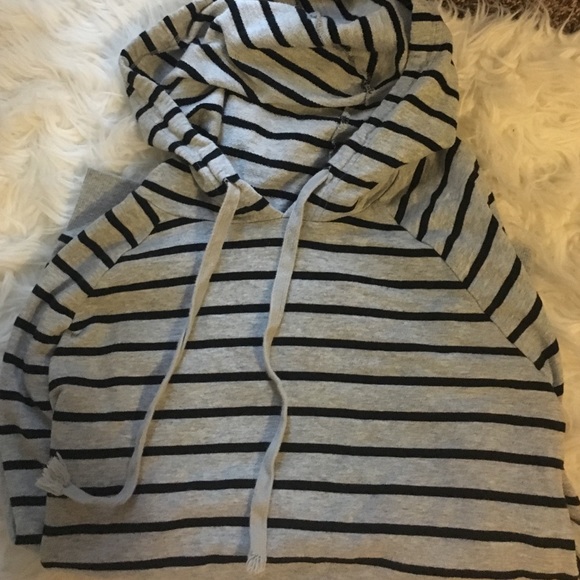 Striped hoodie