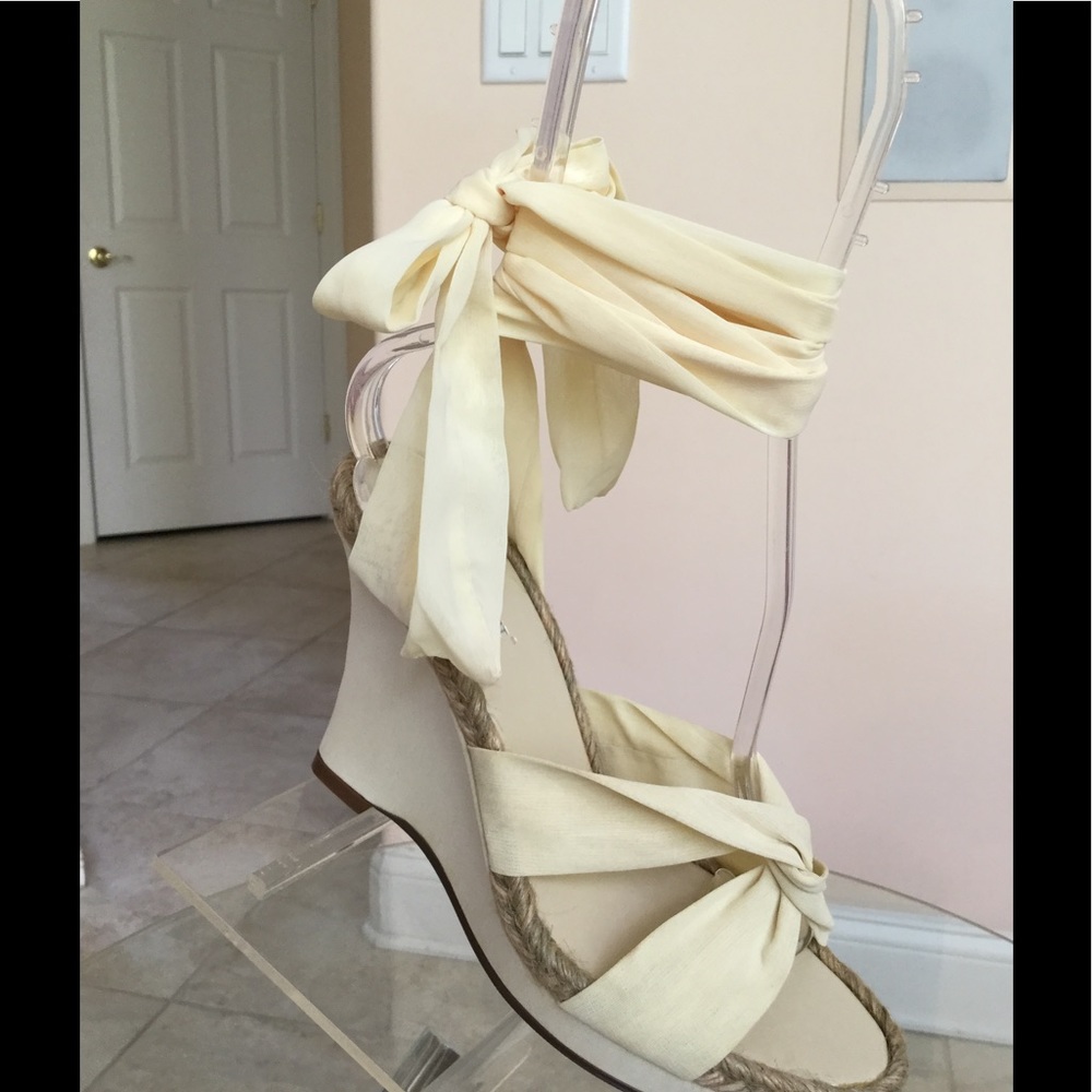 Cabrini Fabric Wrap Around Sandals