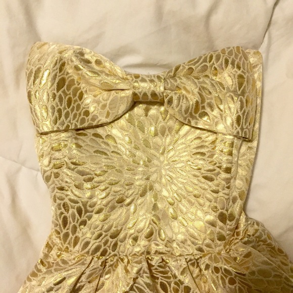 NWT Forever 21 ✨ Gold Party Dress