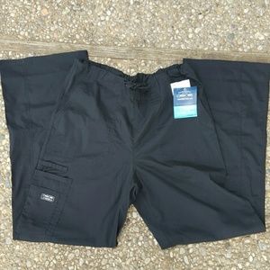 Black scrub pants