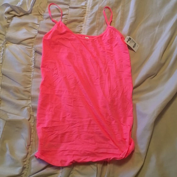 Charlotte Russe coral tank top