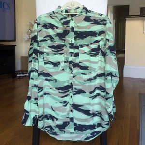 Equipment silk blouse