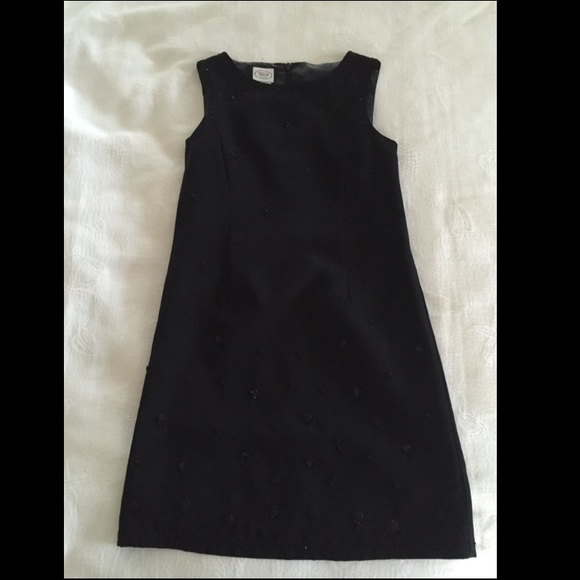 Black Talbots Kids Dress with beading