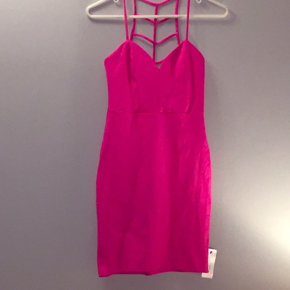 NWT. Hot pink dress. Size small. Never worn - Picture 1 of 4