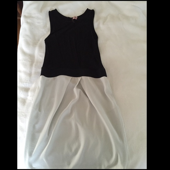 Black & Off White Dress