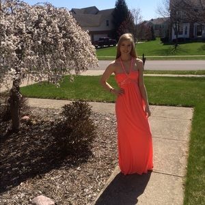 Orange Prom Dress