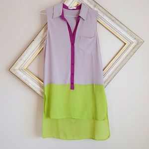 Unique high-low top by Lush