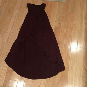 5 for $25 Dark purple high low dress