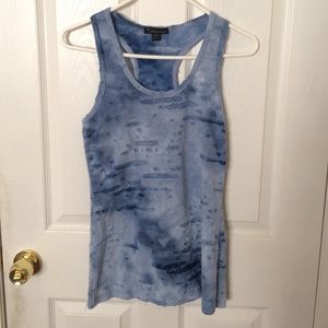 Distressed tank top