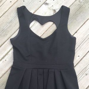 LBD with heart cut-out back feature