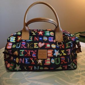 Dooney & Bourke large black graffiti bag