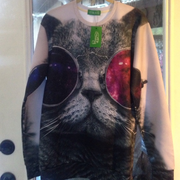 Cat long sleeve shirt NWT