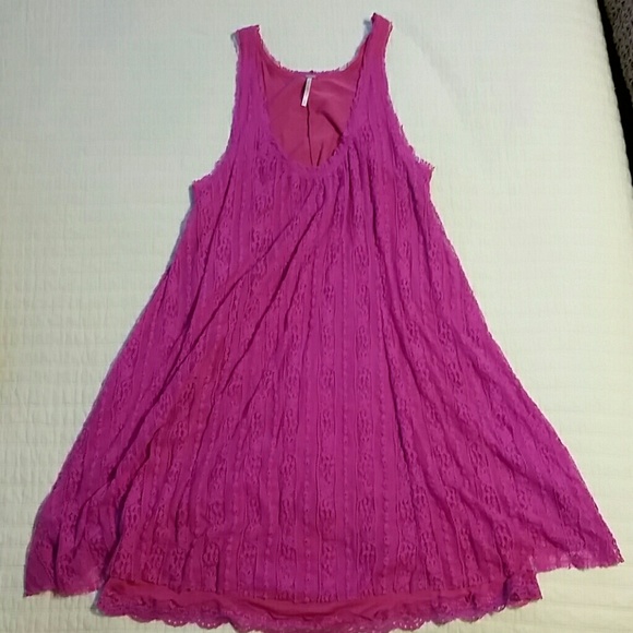 Free People lace slip dress