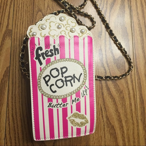 betsey johnson popcorn purse